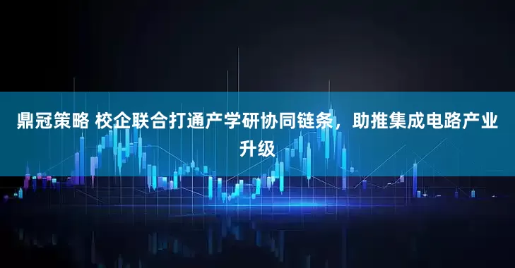 鼎冠策略 校企联合打通产学研协同链条，助推集成电路产业升级